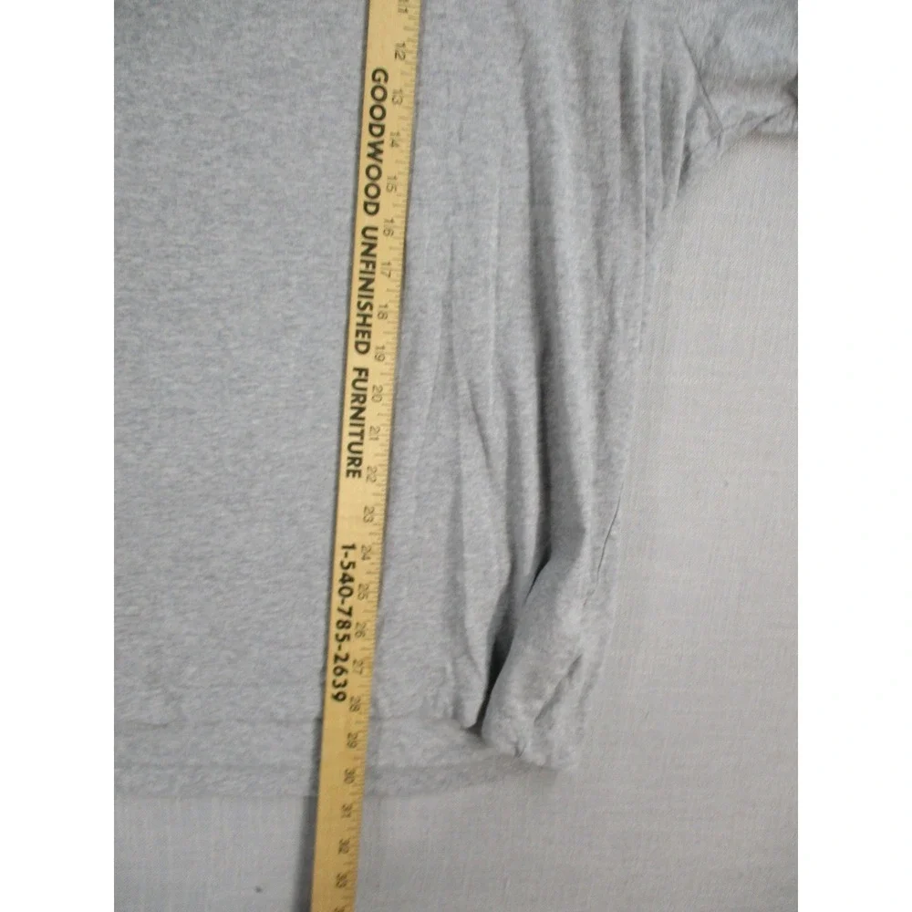 Nike Mens Futura Logo T-Shirt‎ Heather Gray Silver Metallic Graphic Tee XL